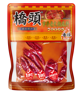 200克桥头市井老火锅底料（香辣）