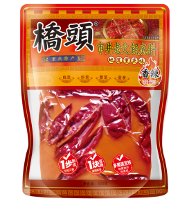 500克桥头市井老火锅底料（香辣）