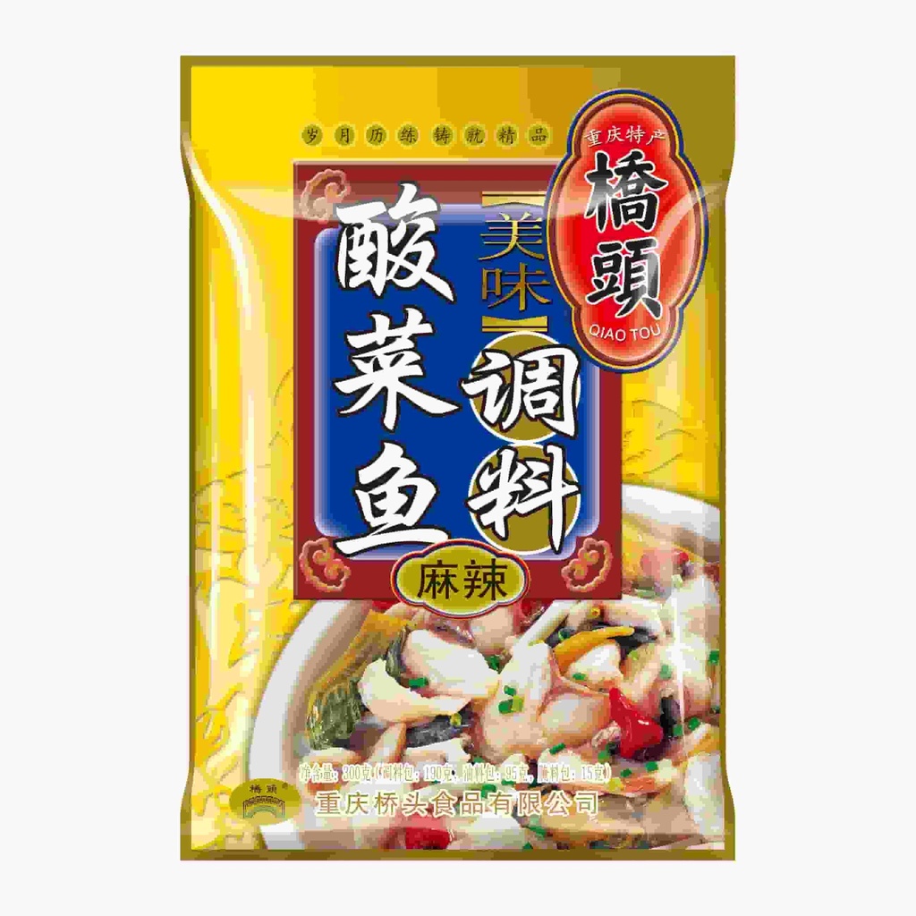 300克桥头麻辣酸菜鱼调料(麻辣)