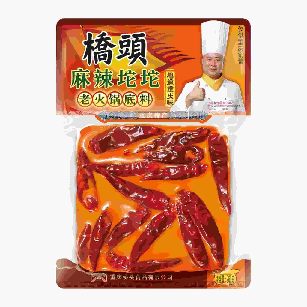 260克桥头麻辣坨坨老火锅底料(特麻特辣)
